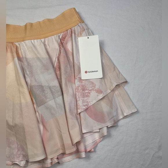 Lululemon Court Rival Tennis High-Rise Skirt Long Multi Women’s Sz 8 NWT - Picture 6 of 10